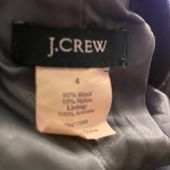 Jcrew 3/4 Sleeve Black Jacket w/ gold buttons - Picture 8 of 8